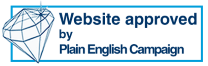 The Plain English Campaign's Crystal Mark seal of approval